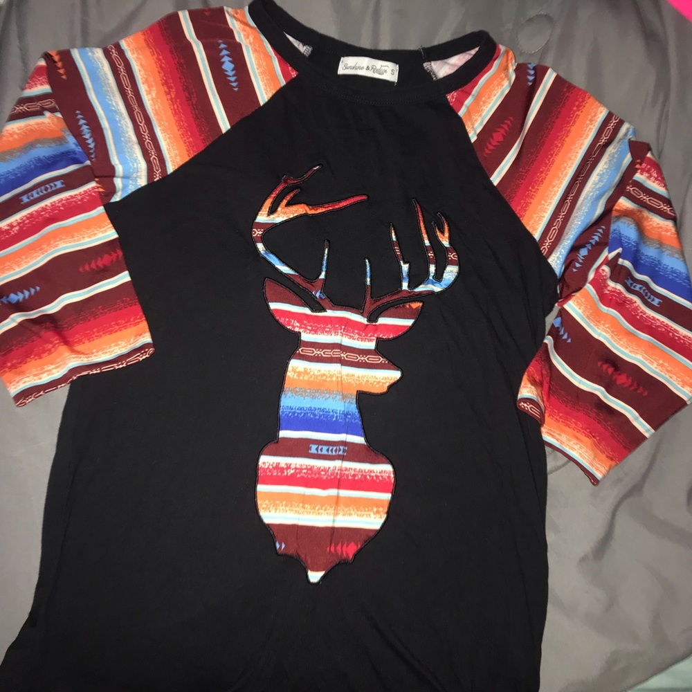 Cute half long sleeve shirt